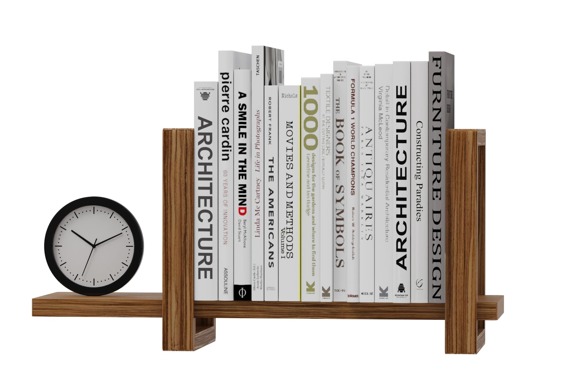 Adjustable Wood Desktop Bookshelf - Eco Organizer