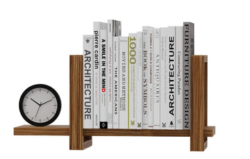 Adjustable Wood Desktop Bookshelf - Eco Organizer
